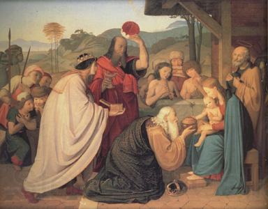 Friedrich Johann Overbeck The Adoration of the Magi (nn03)